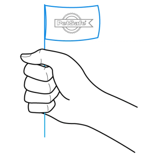 lace a boundary flag