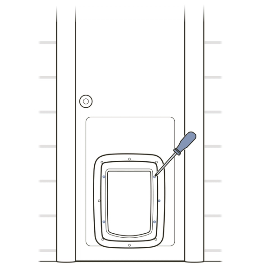 Tighten the screws