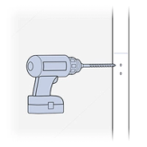 Drill Through Marked Holes