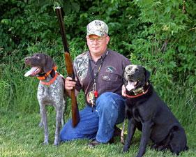 Gary has been hunting upland game for 15 years. Training Labs and German shorthairs for upland hunting is his specialty. Whether hunting pheasant or quail in Indiana, it is a great feeling to see a dog that he has trained point a bird and then retrieve it.