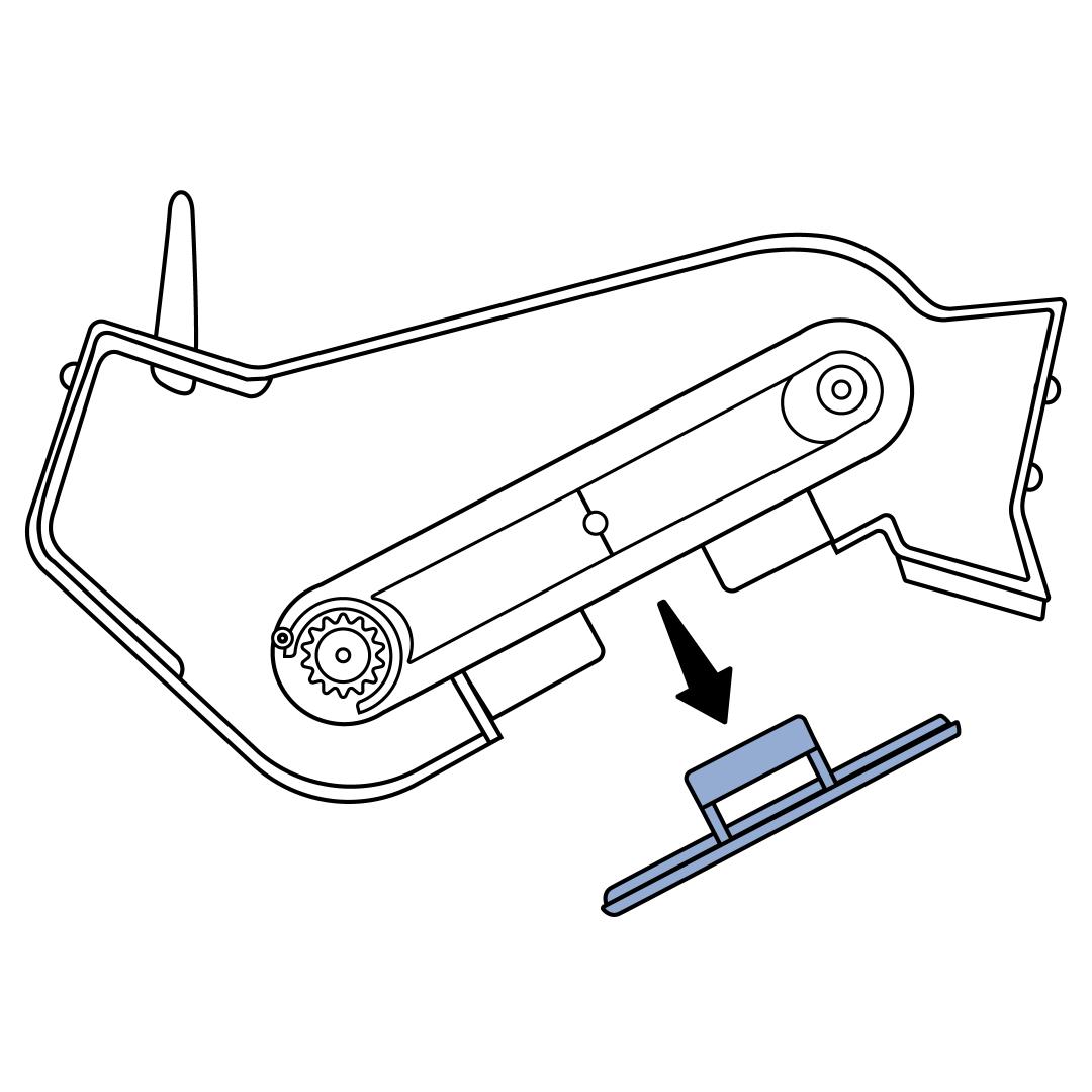 Remove Crumb Catcher from Bottom of Conveyor