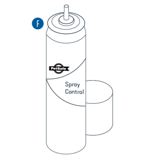 Spray refill cannister