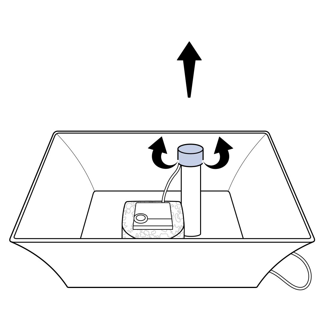 Peel Rubber Cap from Stem