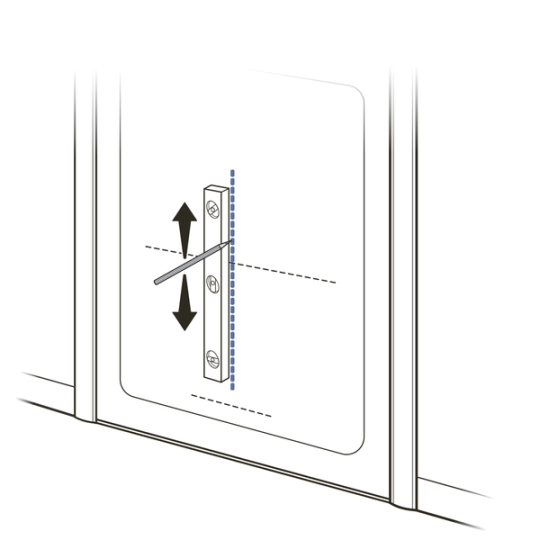 Draw vertical line