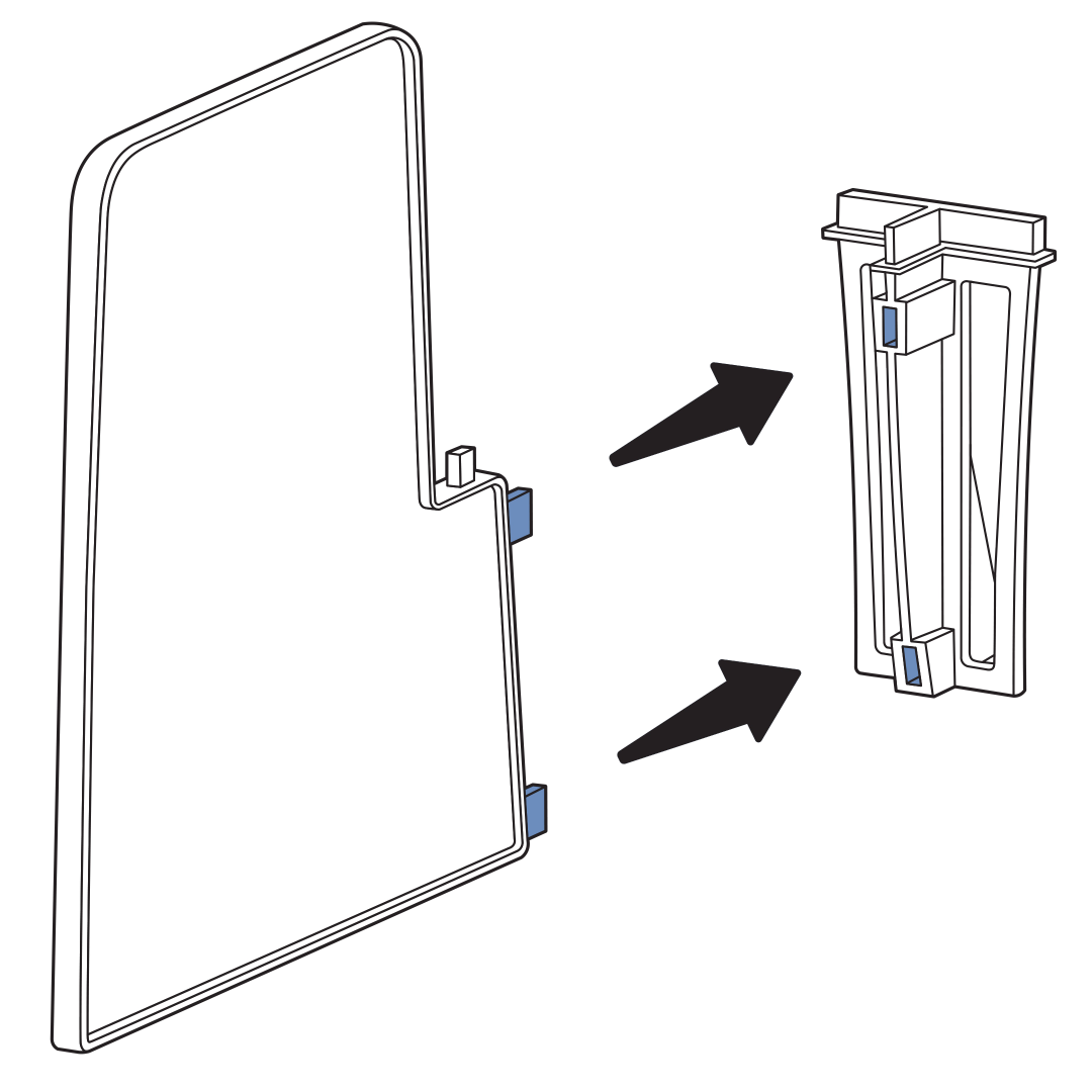 Attach Privacy Panel To Stand