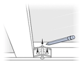 Place Assembly On Door And Mark