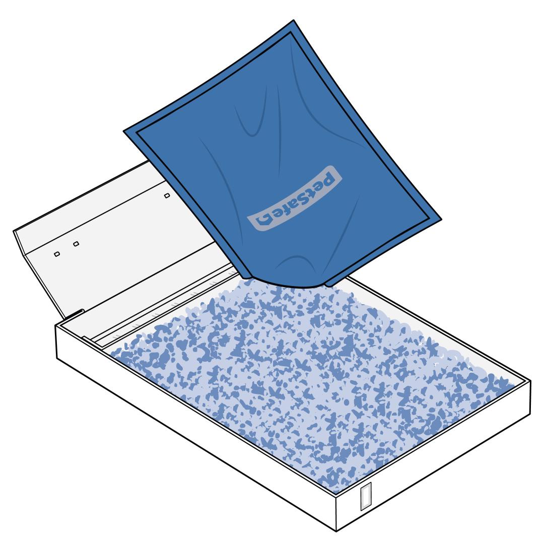 Pour Litter Into Tray