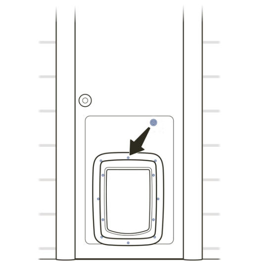 Insert exterior blanking plugs