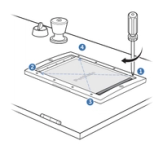 Screw In Criss Cross Pattern