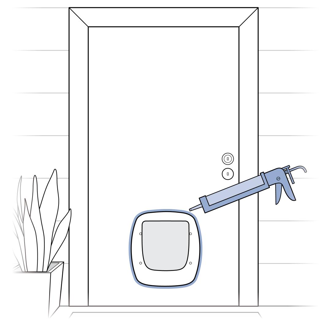 Use Caulk Around Exterior Door Frame