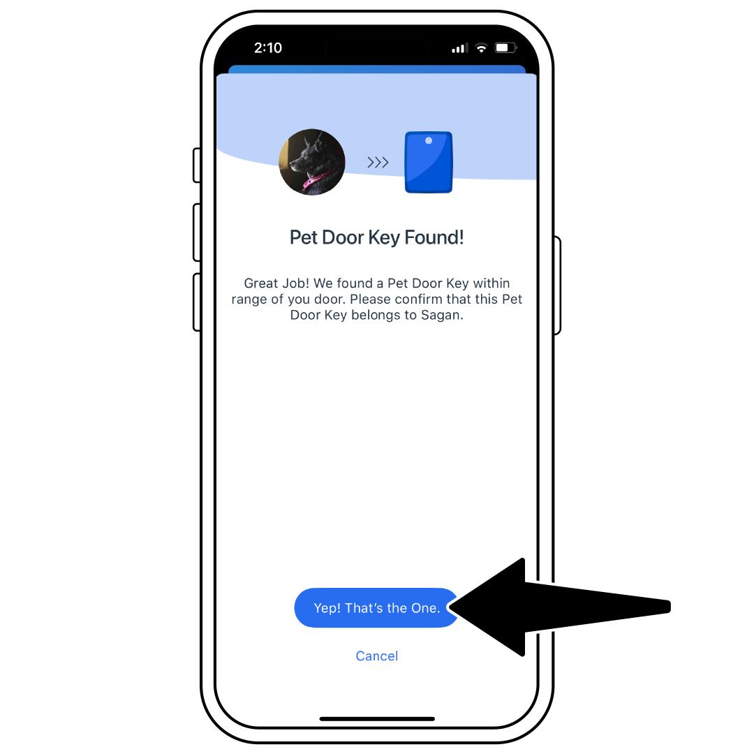 Pet Door Key Found