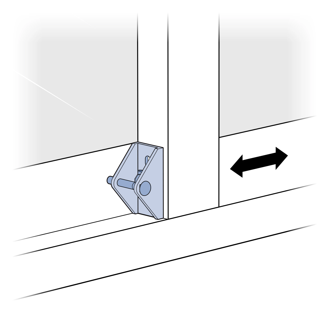 Lock Assembly On Sliding Door