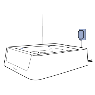 Plug Litter Box Adaptor Into Wall Outlet