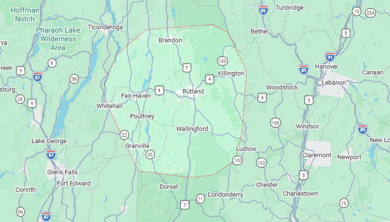 Map Pin Drop of the Invisible Fence Location