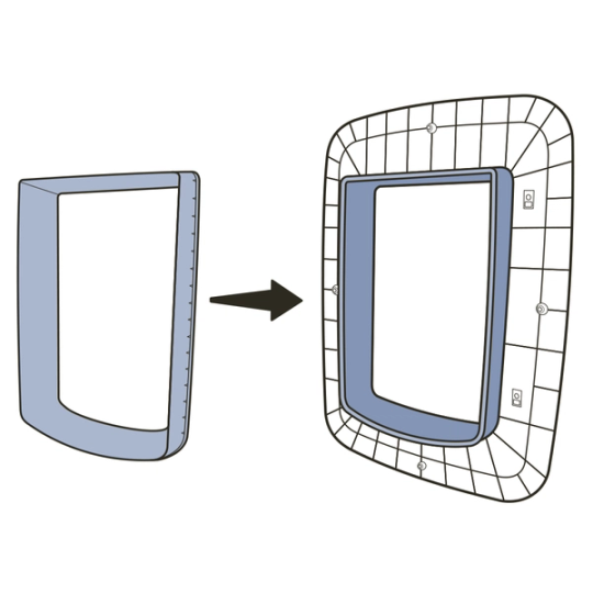Connect tunnel extension to pet door