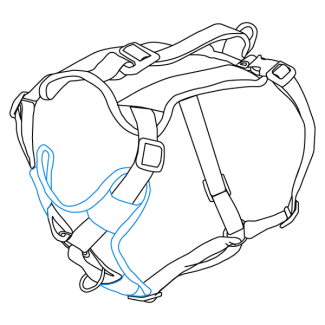 chest-plate-padding-walk-along-outdoor-harness-illustration