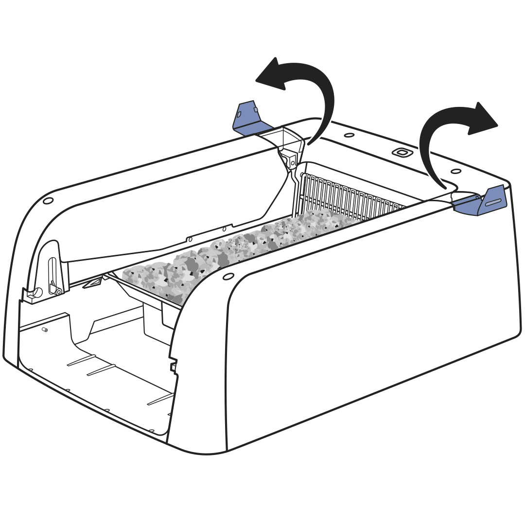 Your ScoopFree® Clumping SelfCleaning Litter Box Has a Blinking Blue