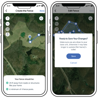 Draw Fence, Second Post and Edit Fence Popup