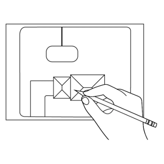 A plan of a layout