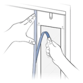 Peel Backing Of Weather Strip