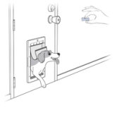 Call Pet Through Closed Flap