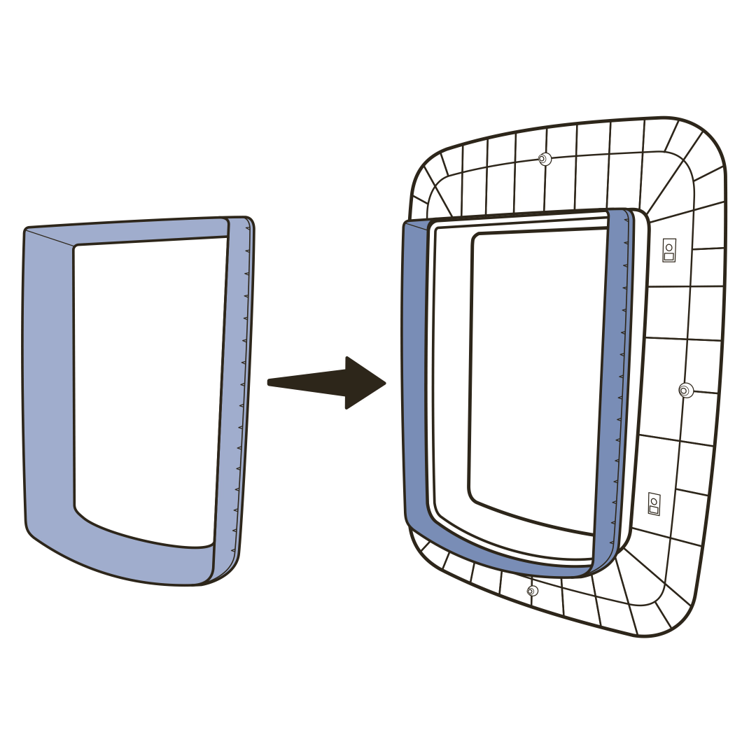 Connect additional tunnel extension to pet door