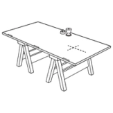 Place Door On Table