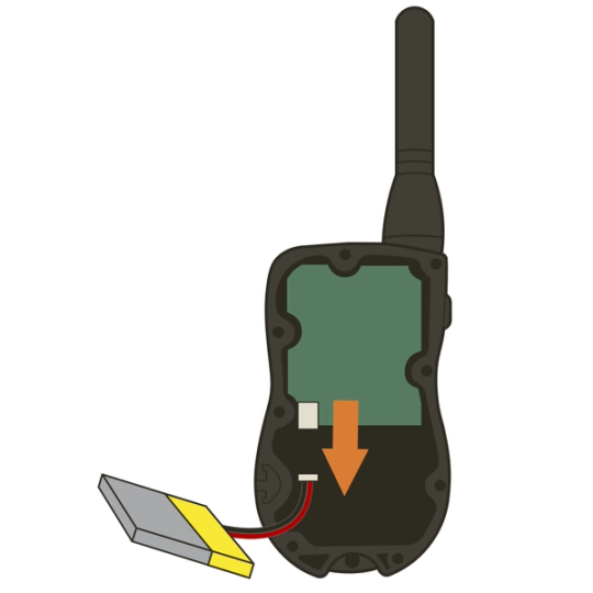 SD 825 SMS_Remove Battery Plug In Transmitter