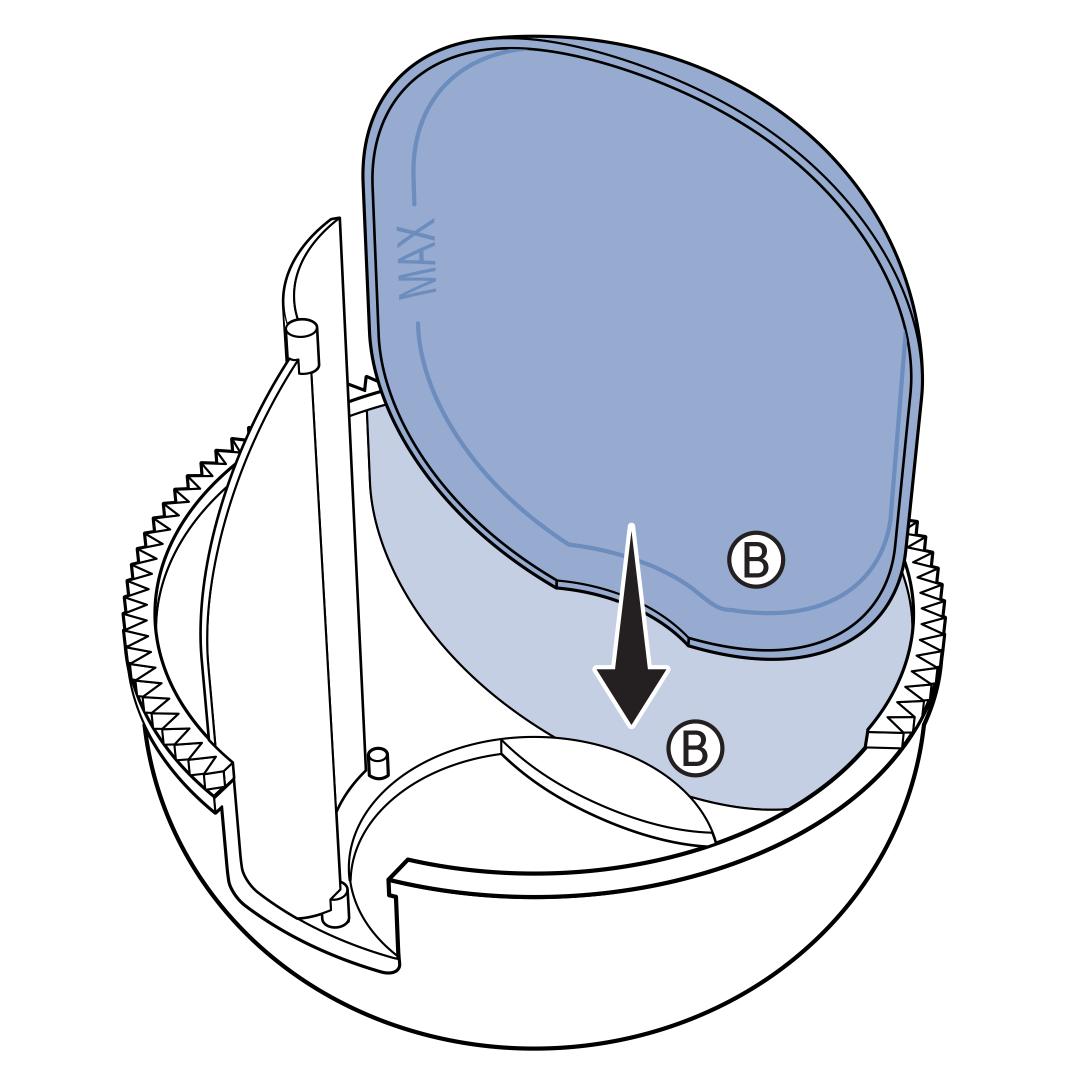 Insert Rubber Mat B Inside The Sphere