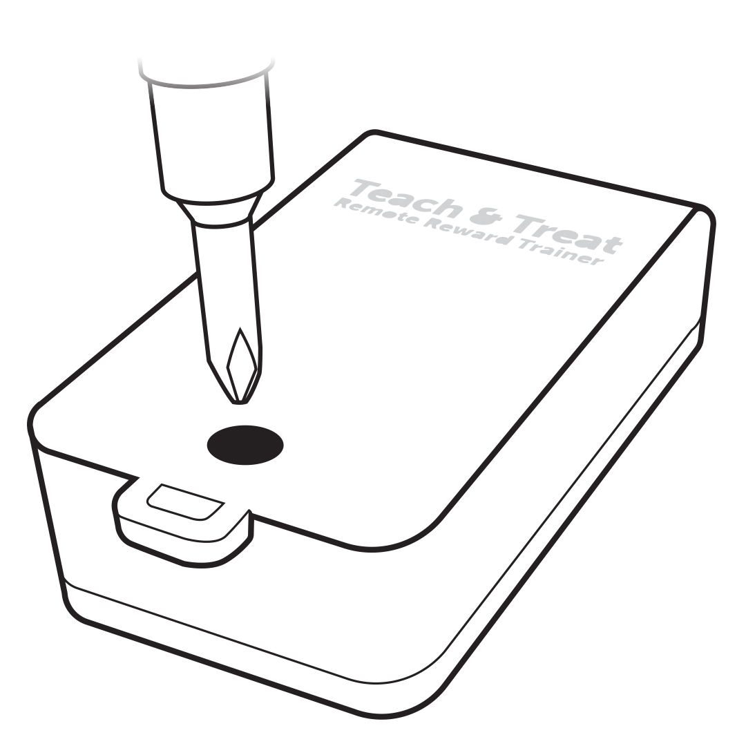 teach-&-treat-how-to-insert-or-change-remote-batteries-step2-loosen-screw-illustration
