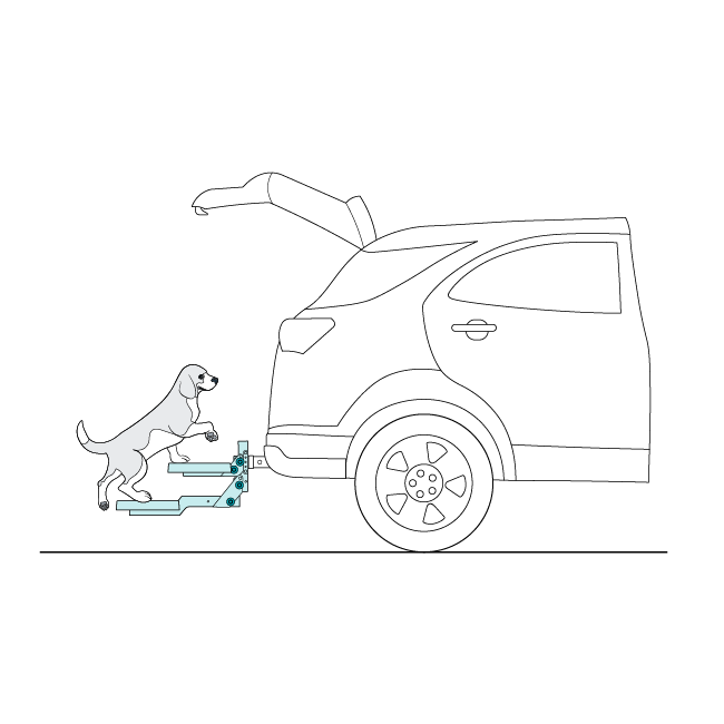 acclimate-pet-happy-ride-dog-hitch-step-illustration