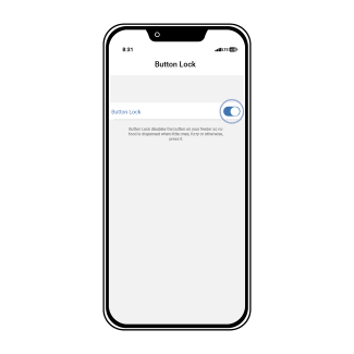 Mobile App Button Lock Slider