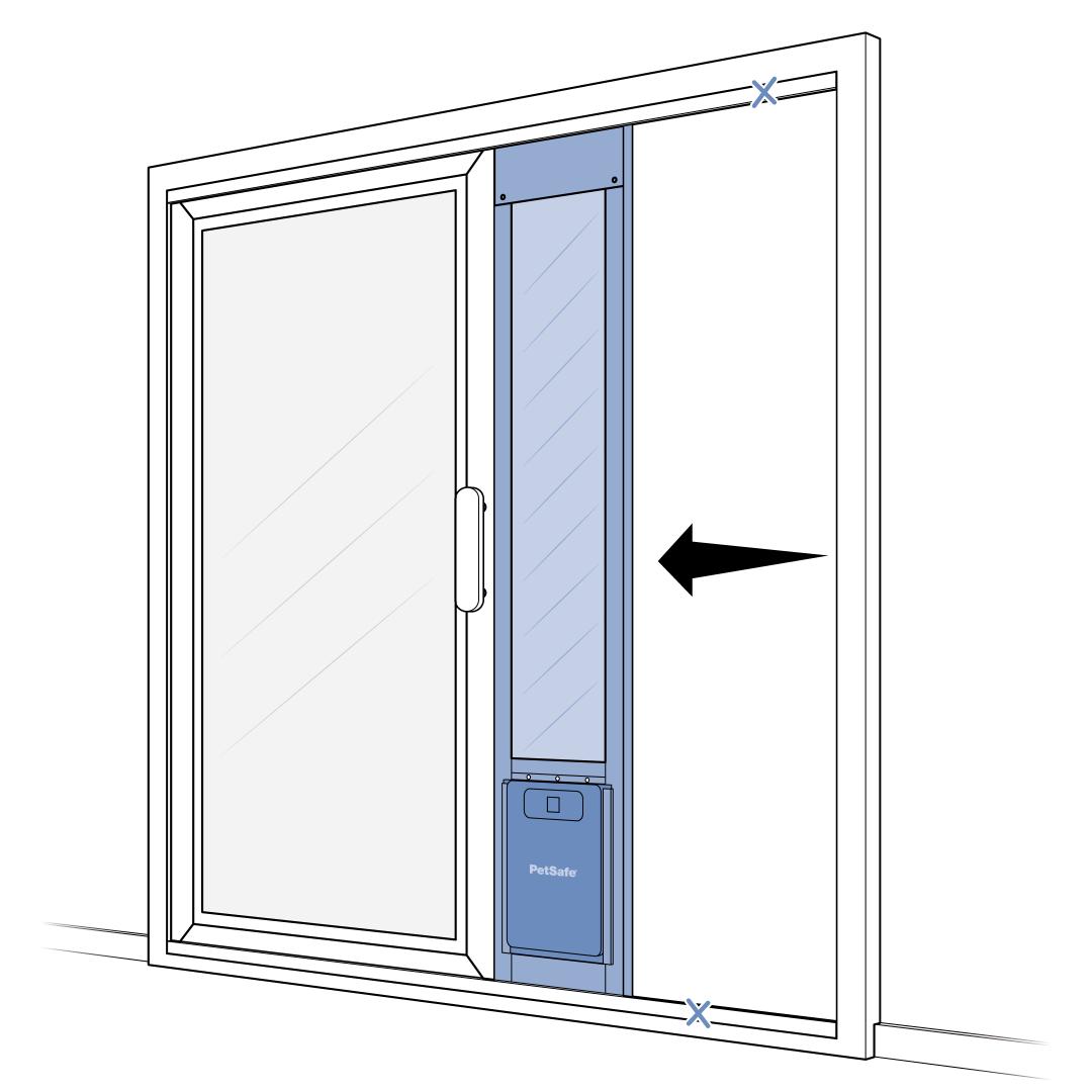 Slide Door And Assembled Pet Door