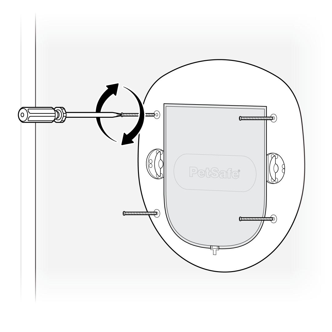 Tighten Screws on Sliding Glass Door