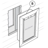 Insert Exterior Frame Into Wall