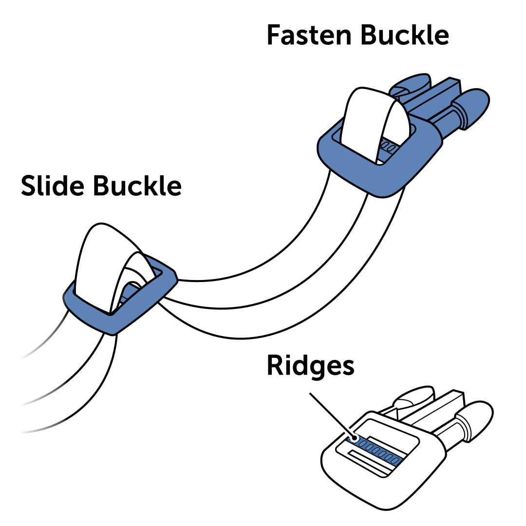 Collar Confirm Ridges Facing Up