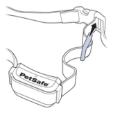 Move slide towards buckle