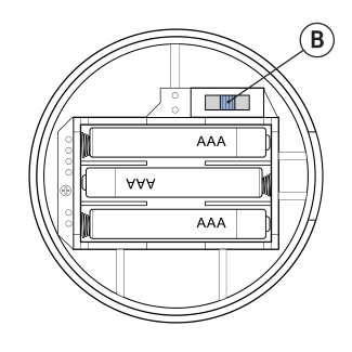 Switch Set To Letter B On Mini Transmitter