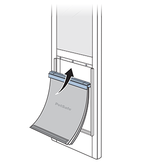 Insert Flap Assembly With Bracket Back Into Frame