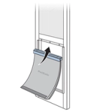 Insert Flap Assembly With Bracket Back Into Frame