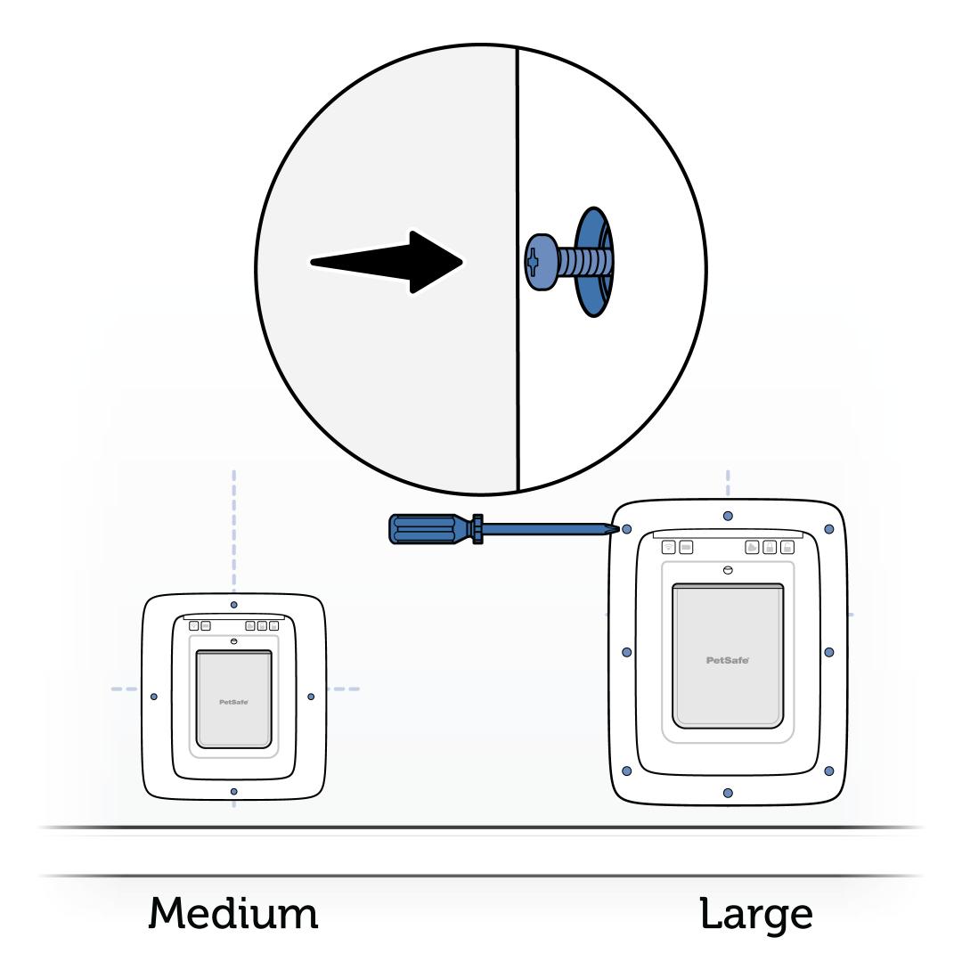 Place Frame Into Cutout And Screw Into Wall