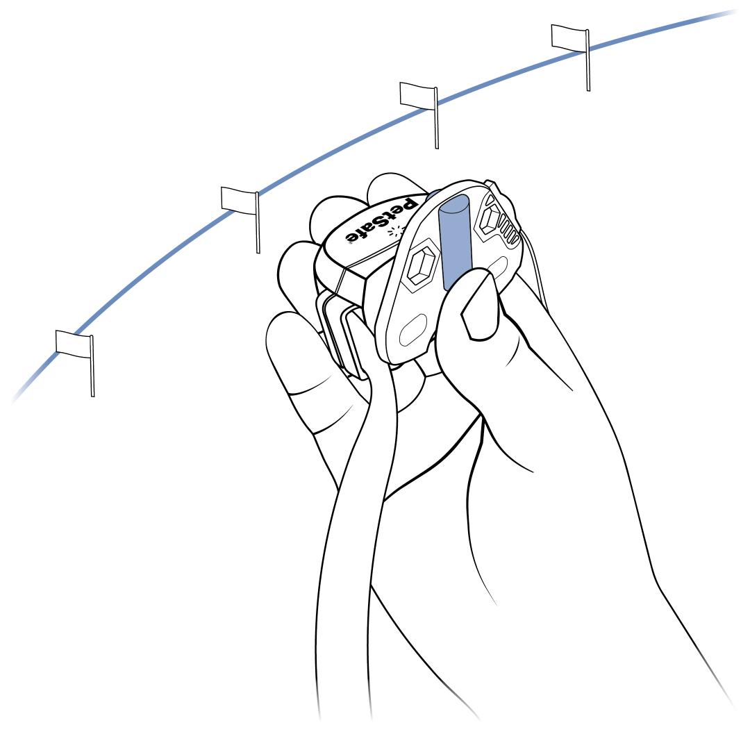 Test Collar on Boundary with Test Light Tool
