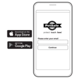 Log In Screen App Store Google Play Icons