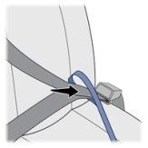 Buckle Seat Belt Through Loop of Tether