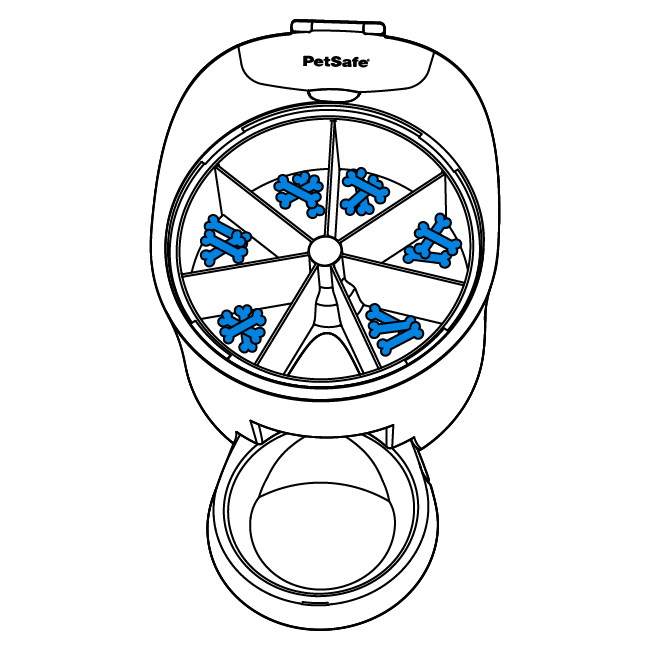 acclimate-pet-to-six-meal-feeder-illustration3