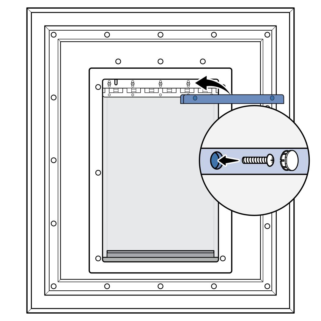 Reassemble Cover, Screws And Plugs