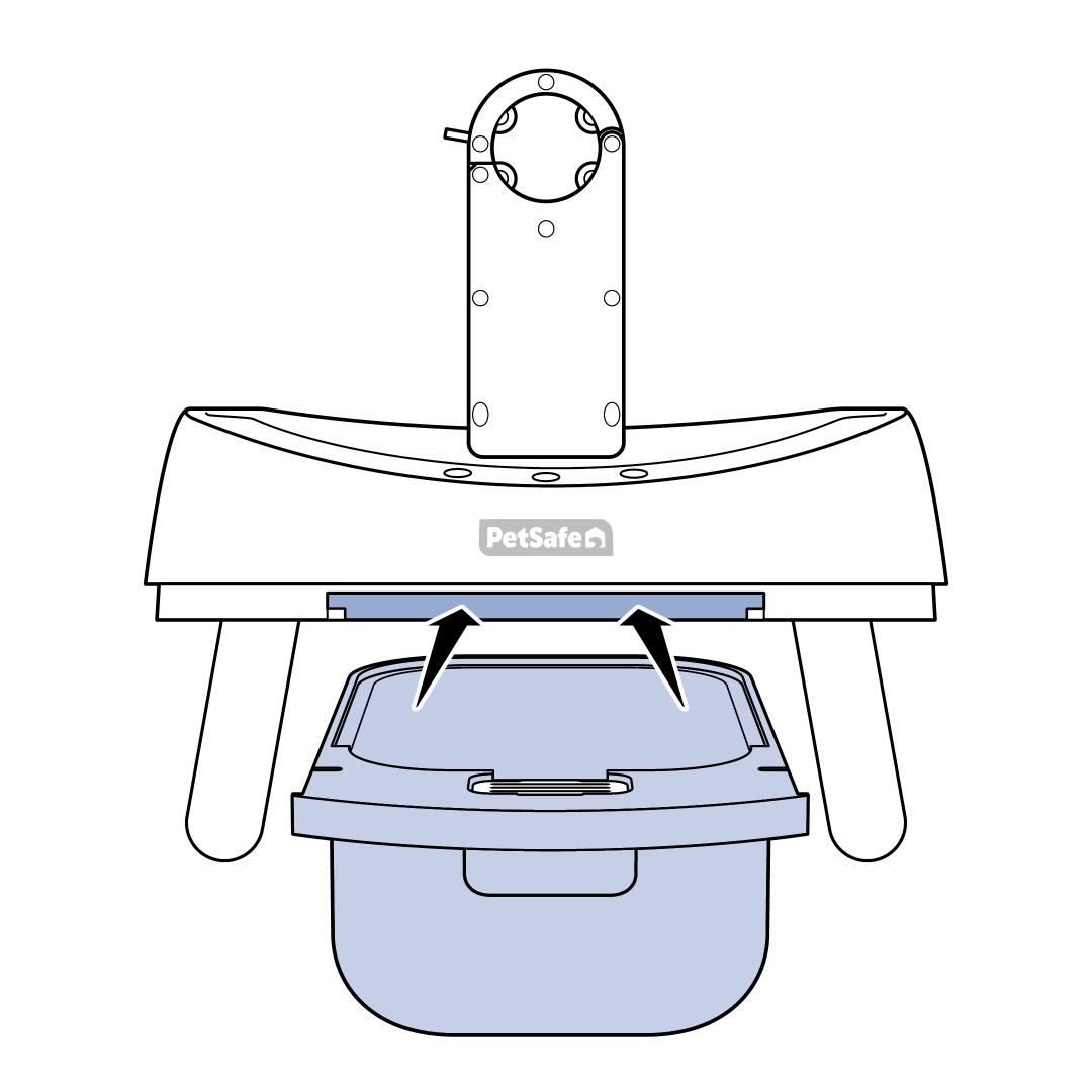 Slide Waste Bin Into The Front Of The Base