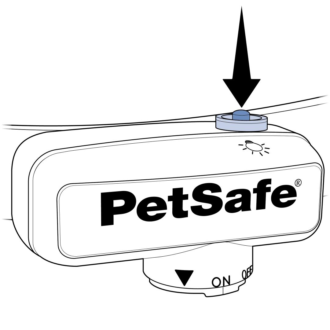 Press and Release the Collar Button