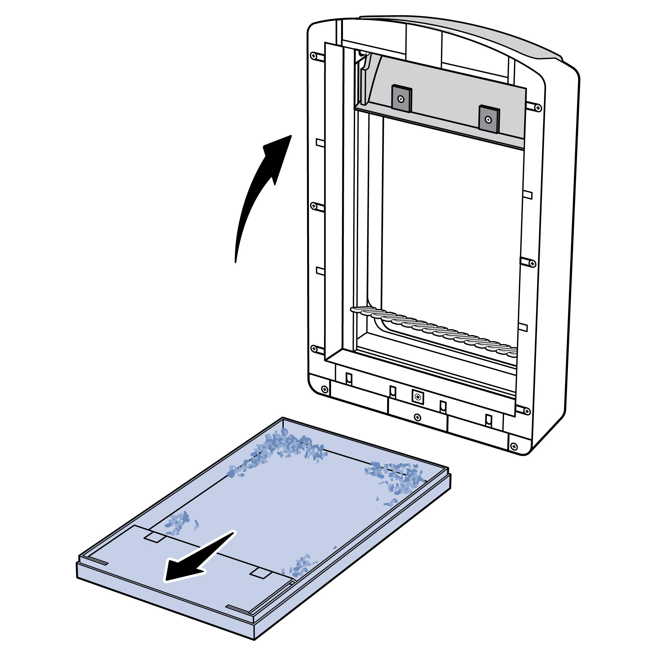 Lift Box To Remove Reuseable Tray