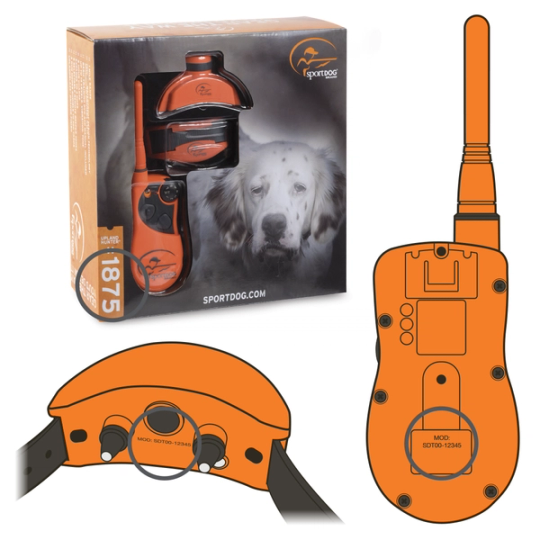 Location of model number.